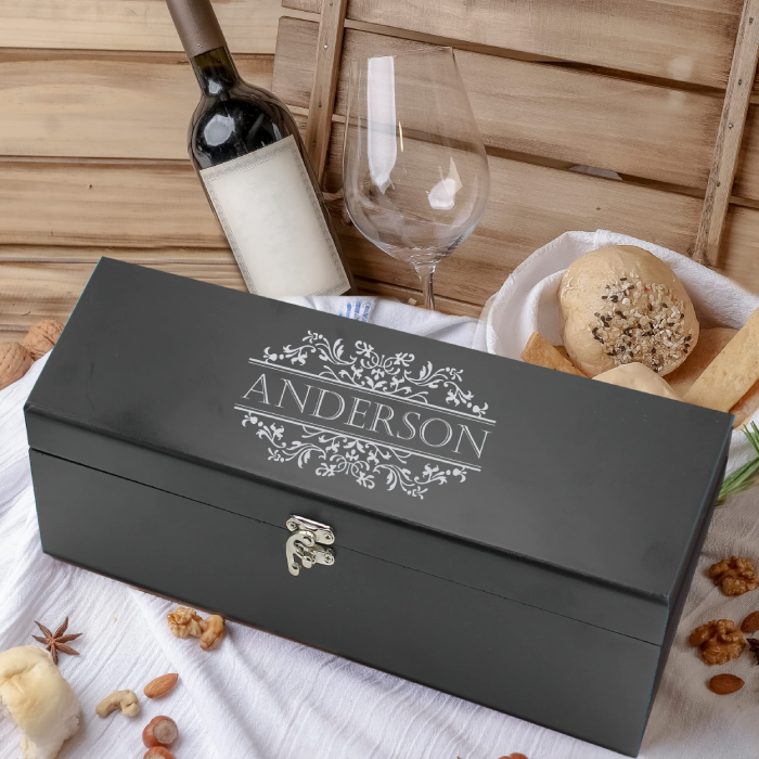 Custom-engraved Wine Box