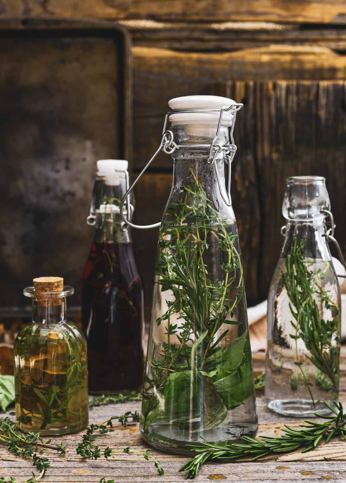 Homemade Infused Oils or Vinegars