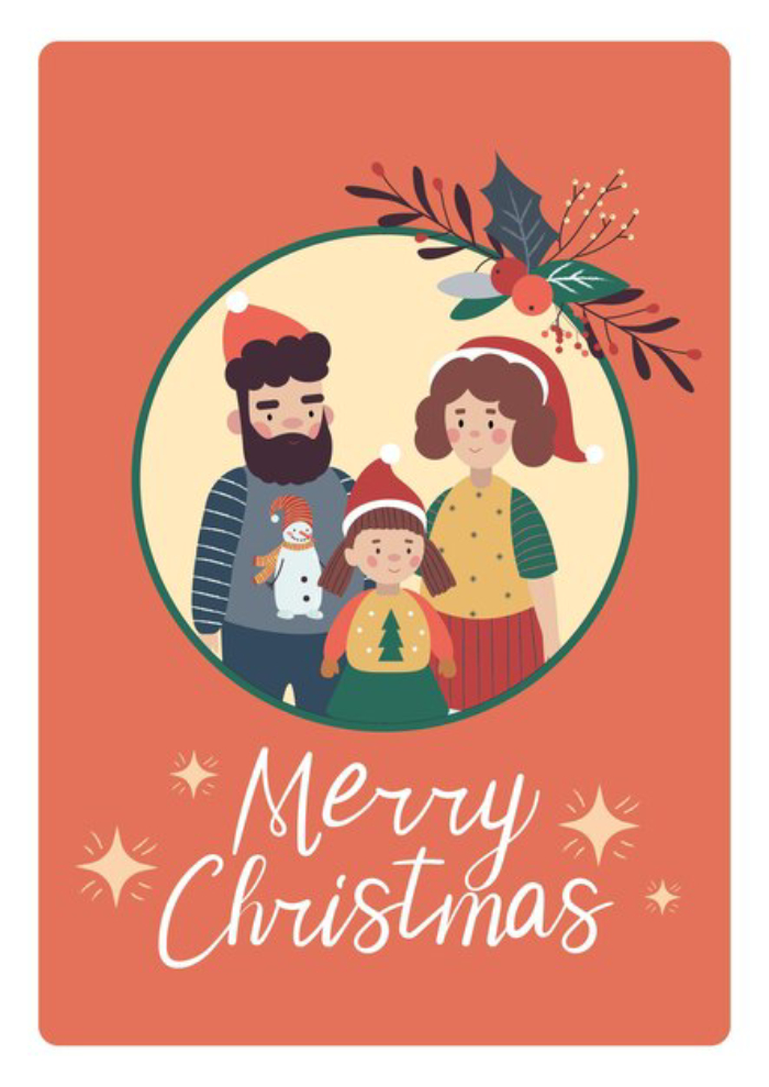 Christmas card messages for family