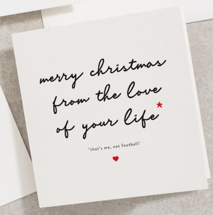 Christmas card messages for husband