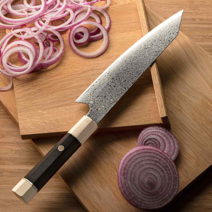 Kitchen Gift Ideas As A Handcrafted Damascus Steel Chef's Knife