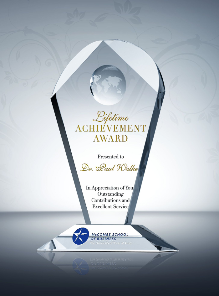 Personalized Professional Achievement Award