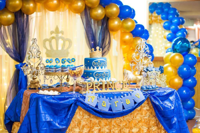 Royal-themed Ideas for Themes Of First Birthday Party