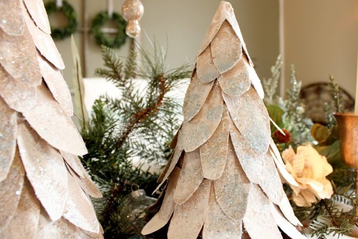 A Cardboard Christmas Tree vs. the Real Deal