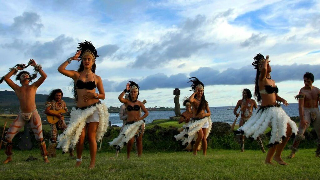 traditional Rapa Nui dance performance