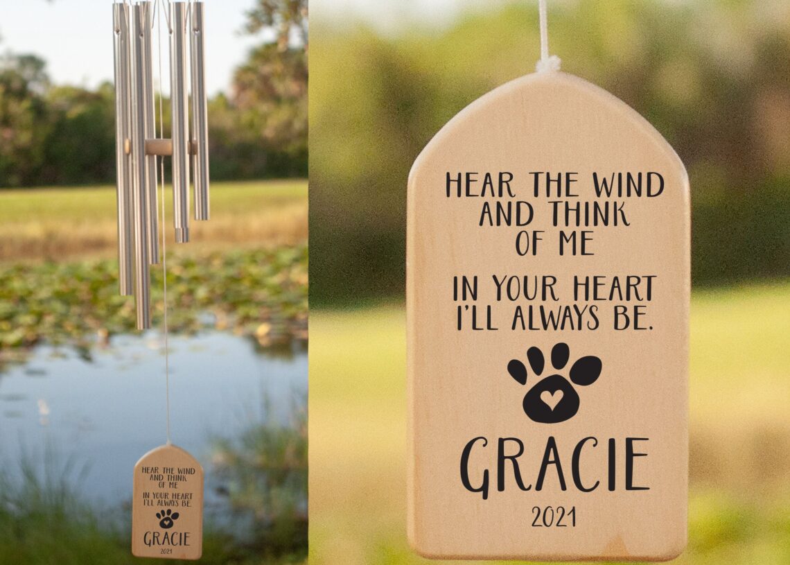 Dog Memorial Wind Chimes