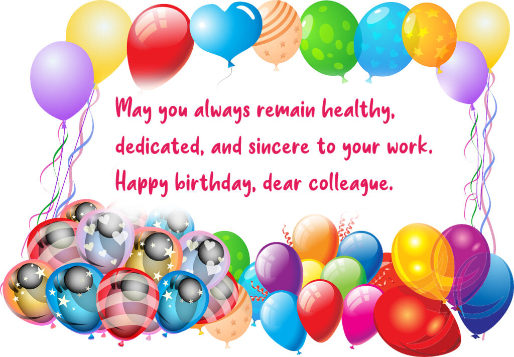Happy birthday wishes quotes for coworker