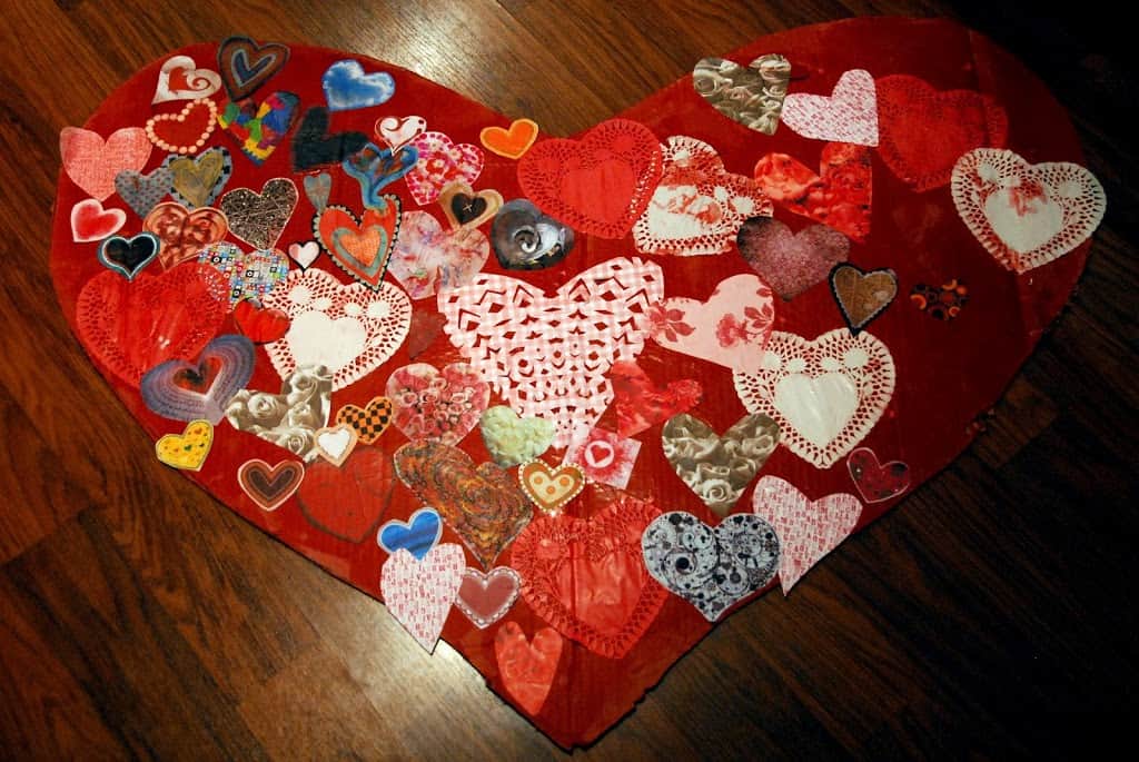 Preschool Craft for Valentine's Day with Sensory Crafts and Activities
