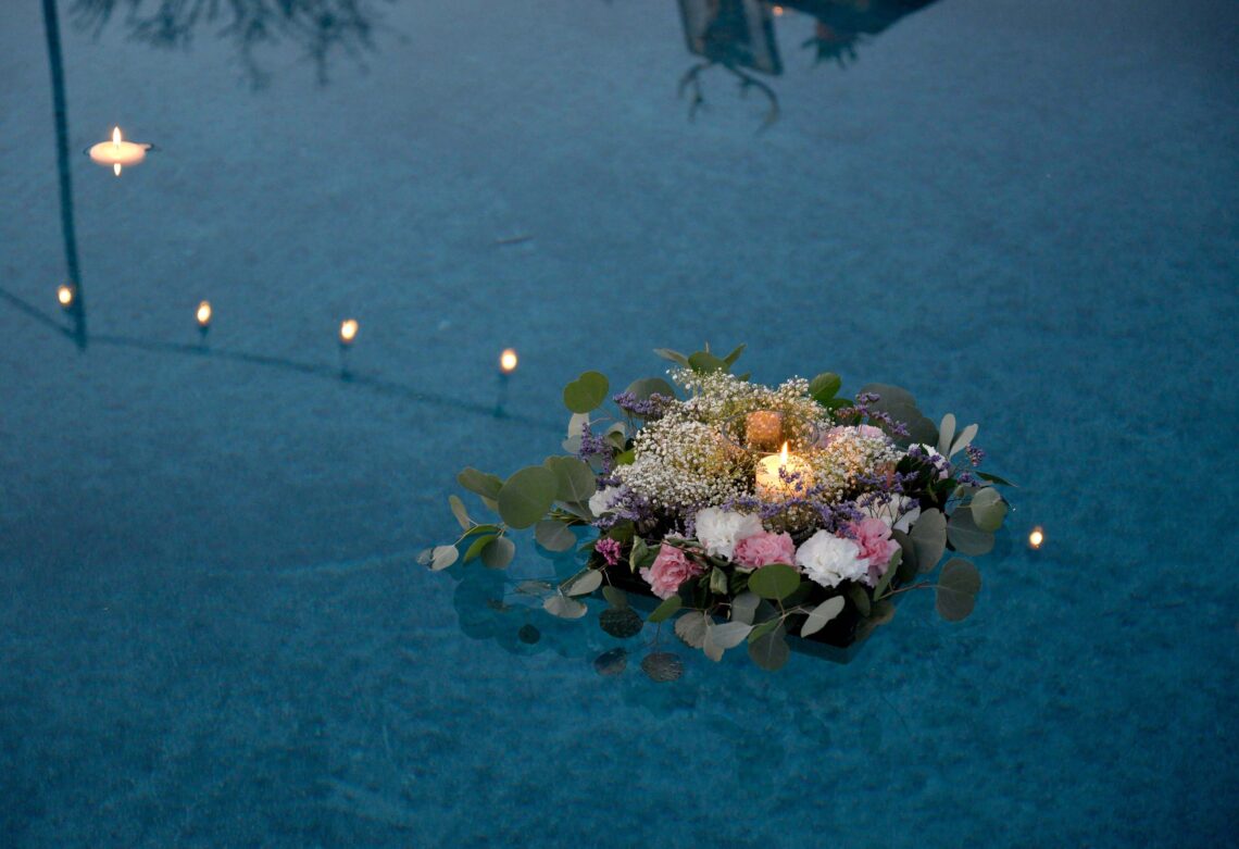 floating flowers