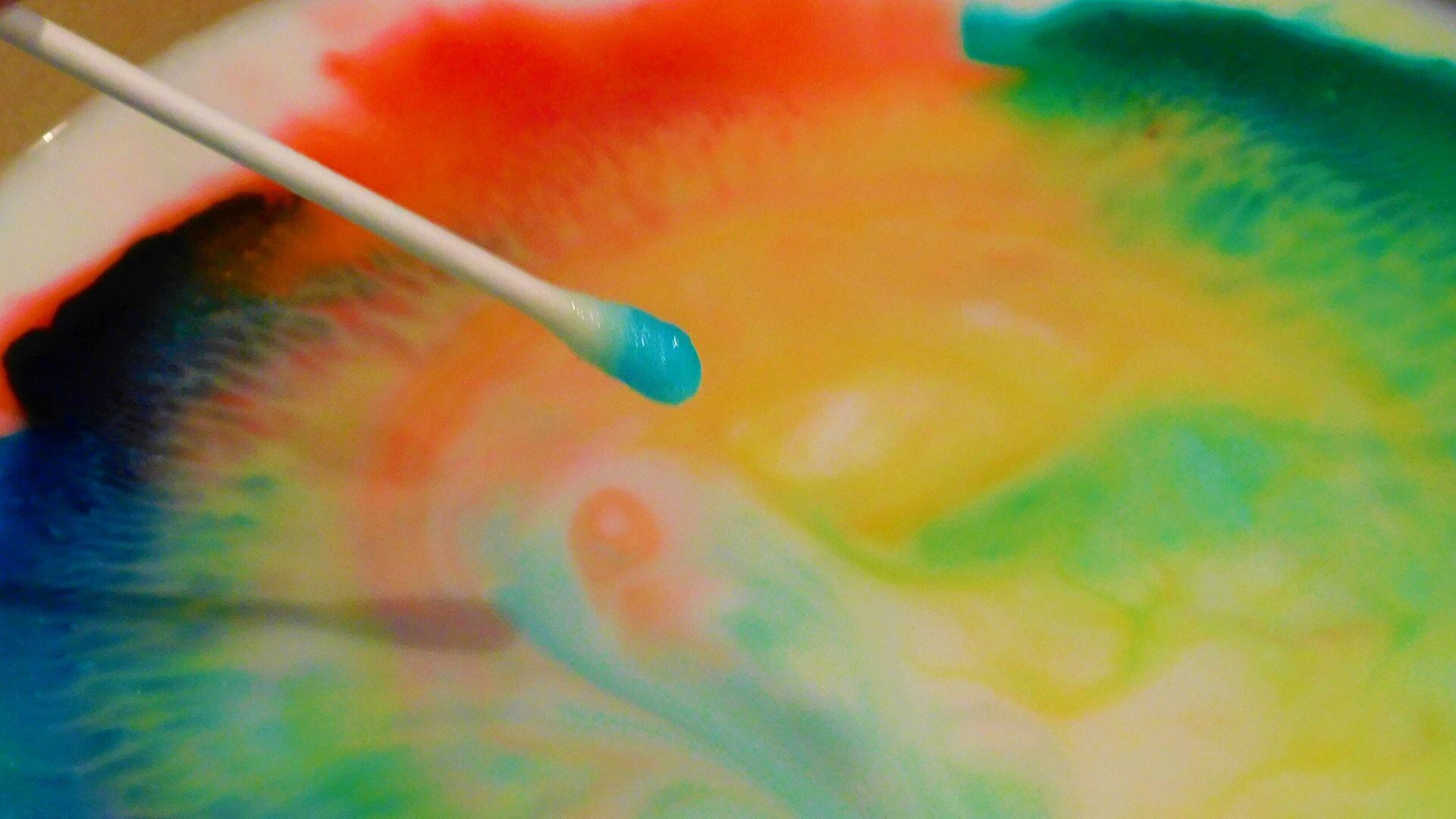 Rainbow Milk Experiment