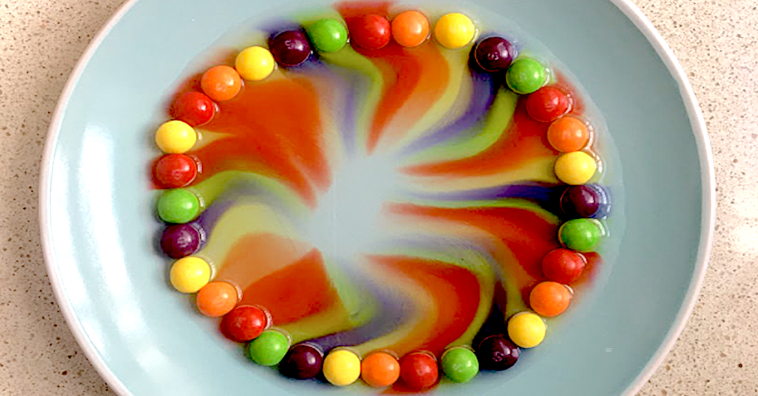 Rainbow Skittles Experiment